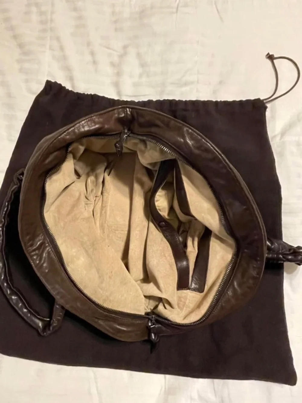 Vintage Bottega Veneta Ring Handle Top Handle Bag/Hobo